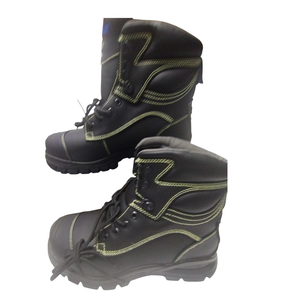 Blundstone 994 Mens 11.5 Black Leather Safety Steel Toe Metguard Work‎ Boots NEW